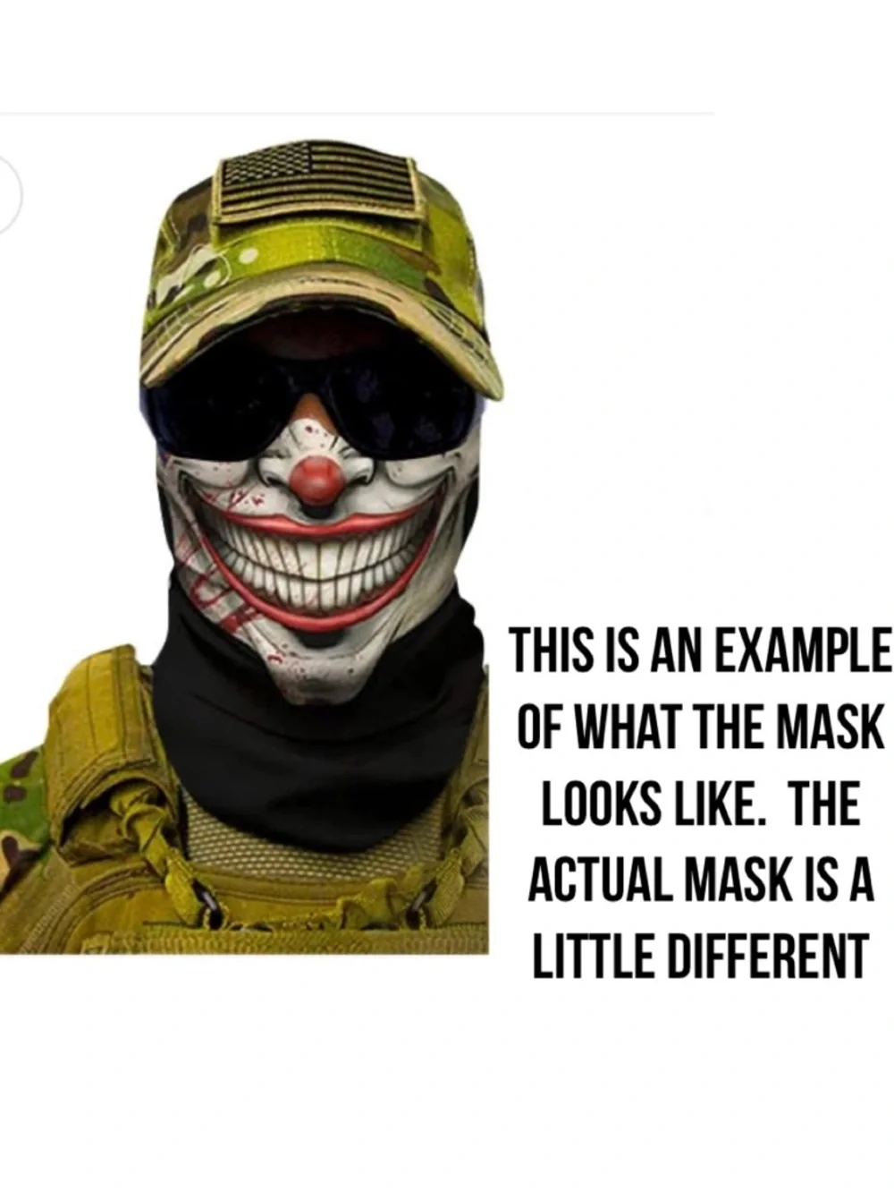 3 Mr Jokester Neck Gaiter Masks Protects Against Sun Wind Insects Cold Black NEW